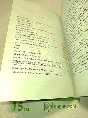Атлас железных дорог СССР. Пассажирское сообщение.