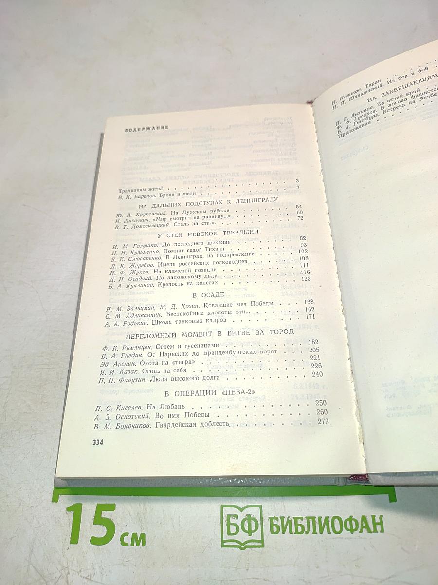 Танкисты в сражении за Ленинград