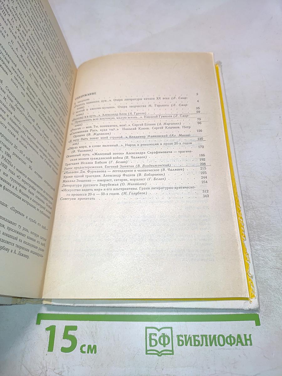 Русская литература XX века. 11 класс, Часть I