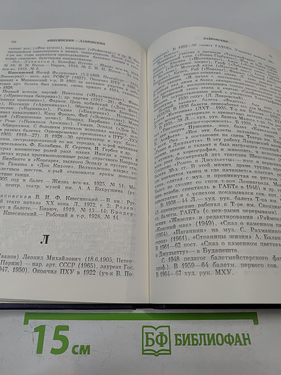 Ленинградский балет 1917-1987. Словарь-справочник