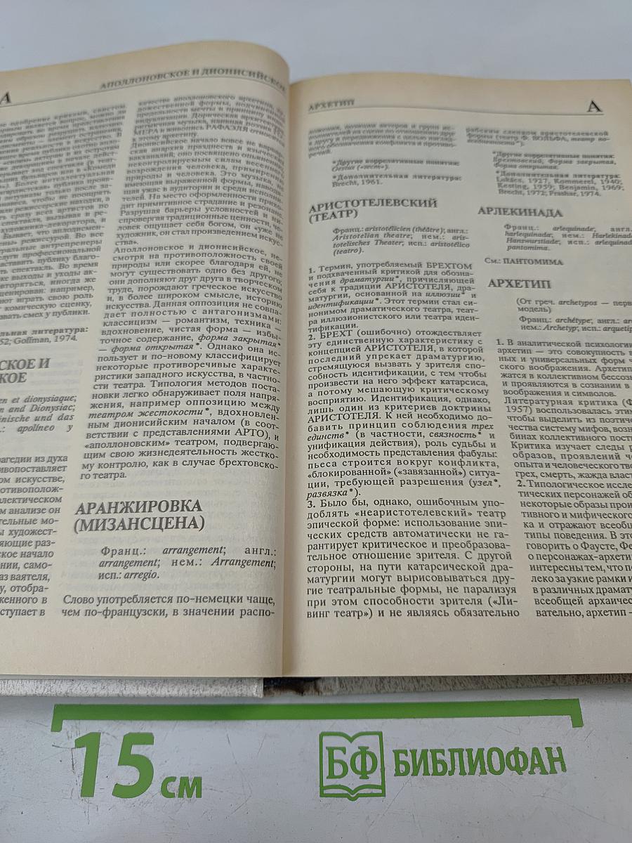 Словарь театра