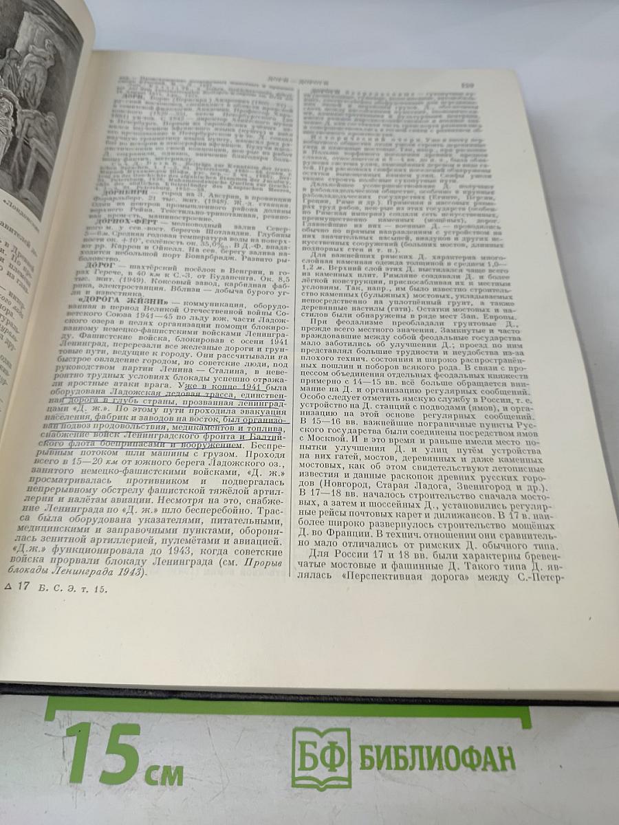 Большая Советская Энциклопедия, том 15: Докеры - Железняков
