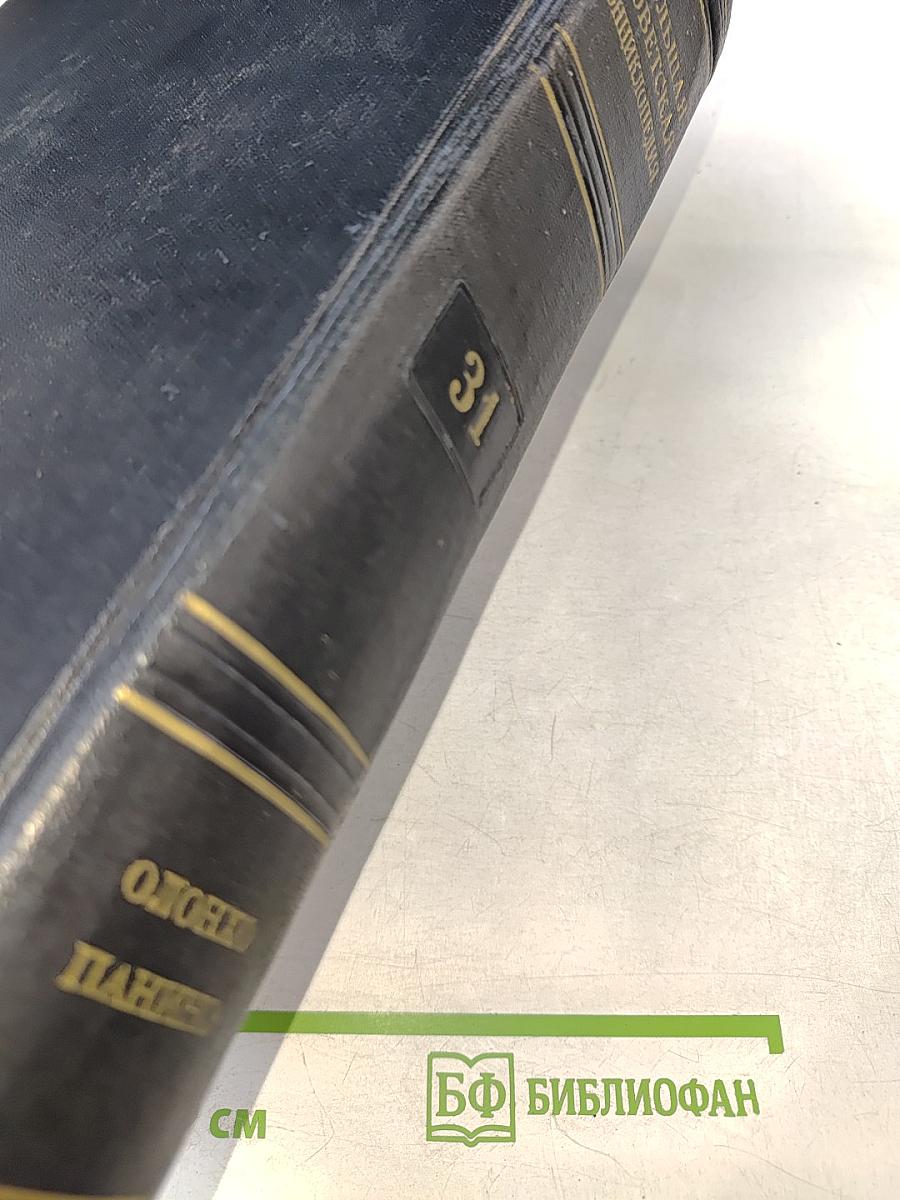 Большая Советская Энциклопедия. Том 31. Олонхо — Панино