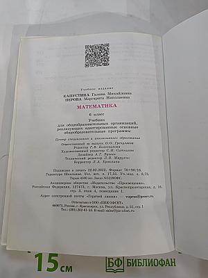 Математика 6 класс