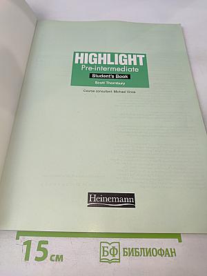 HIGHLIGHT Pre-intermediate Student's Book