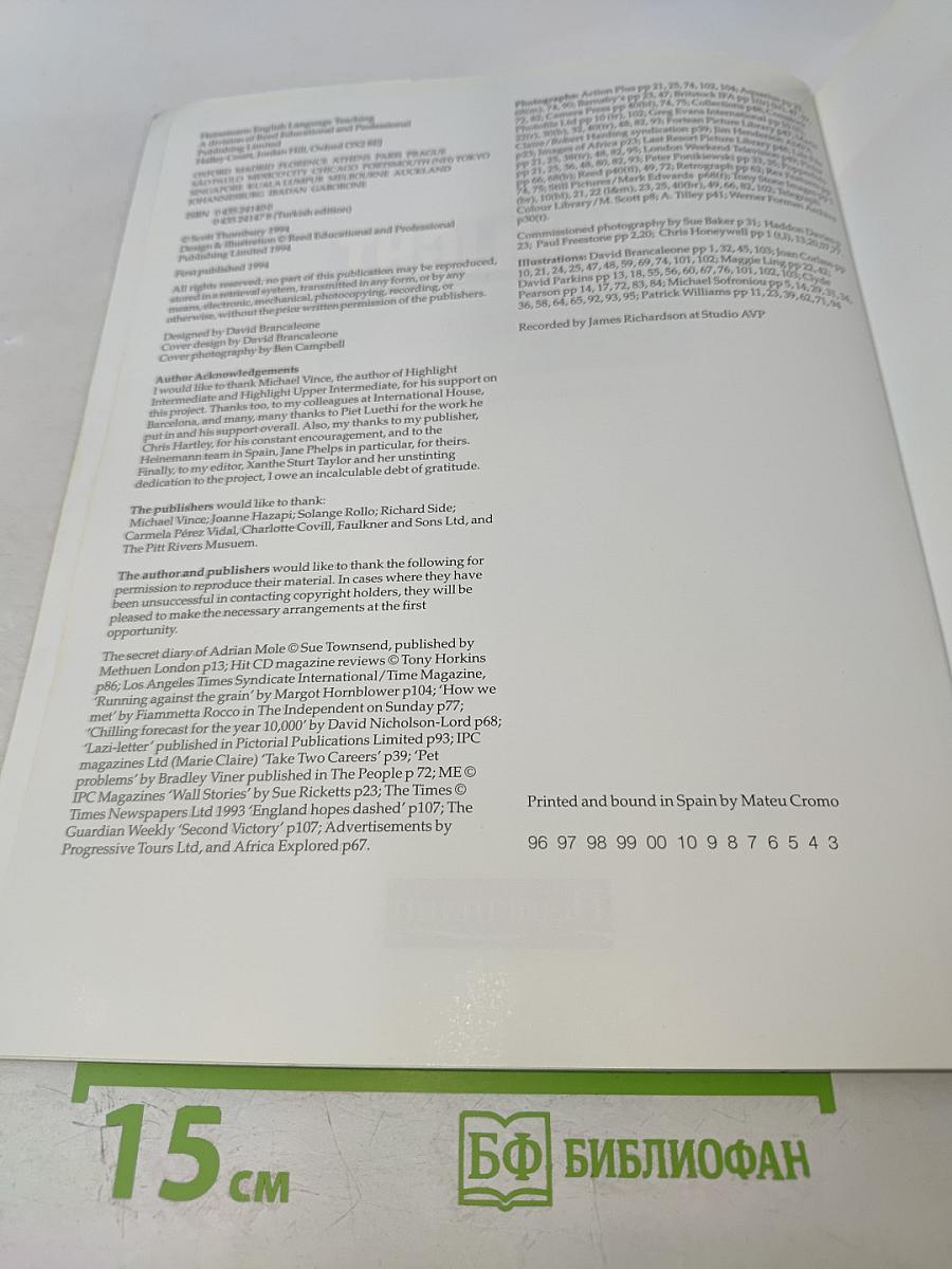HIGHLIGHT Pre-intermediate Student's Book
