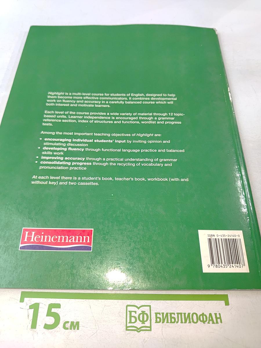 HIGHLIGHT Pre-intermediate Student's Book