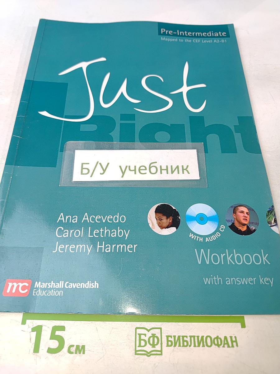 Just Right Workbook Pre-Intermediate with answer key