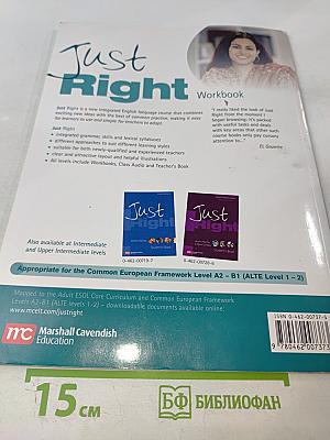 Just Right Workbook Pre-Intermediate with answer key