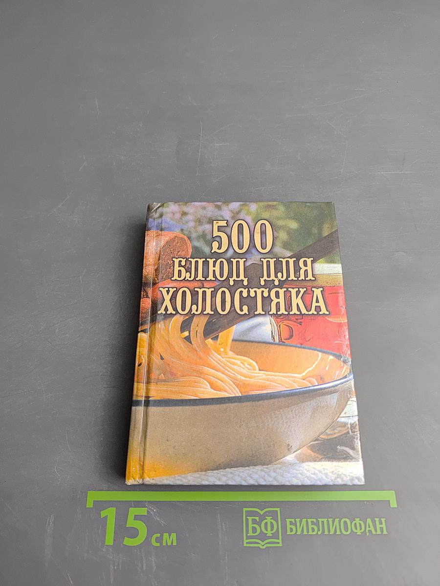 500 блюд для холостяка