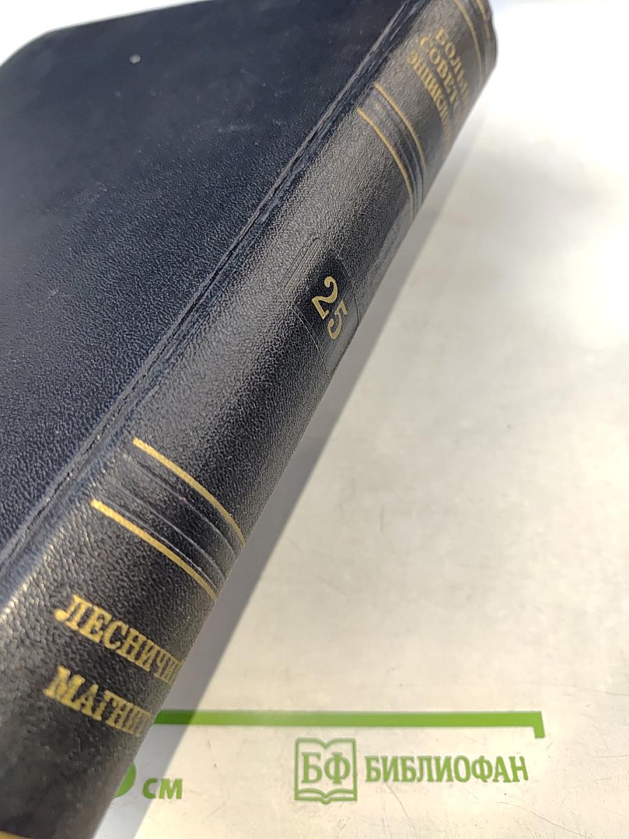 Большая Советская Энциклопедия. Том 25: Лесничий - Магнит