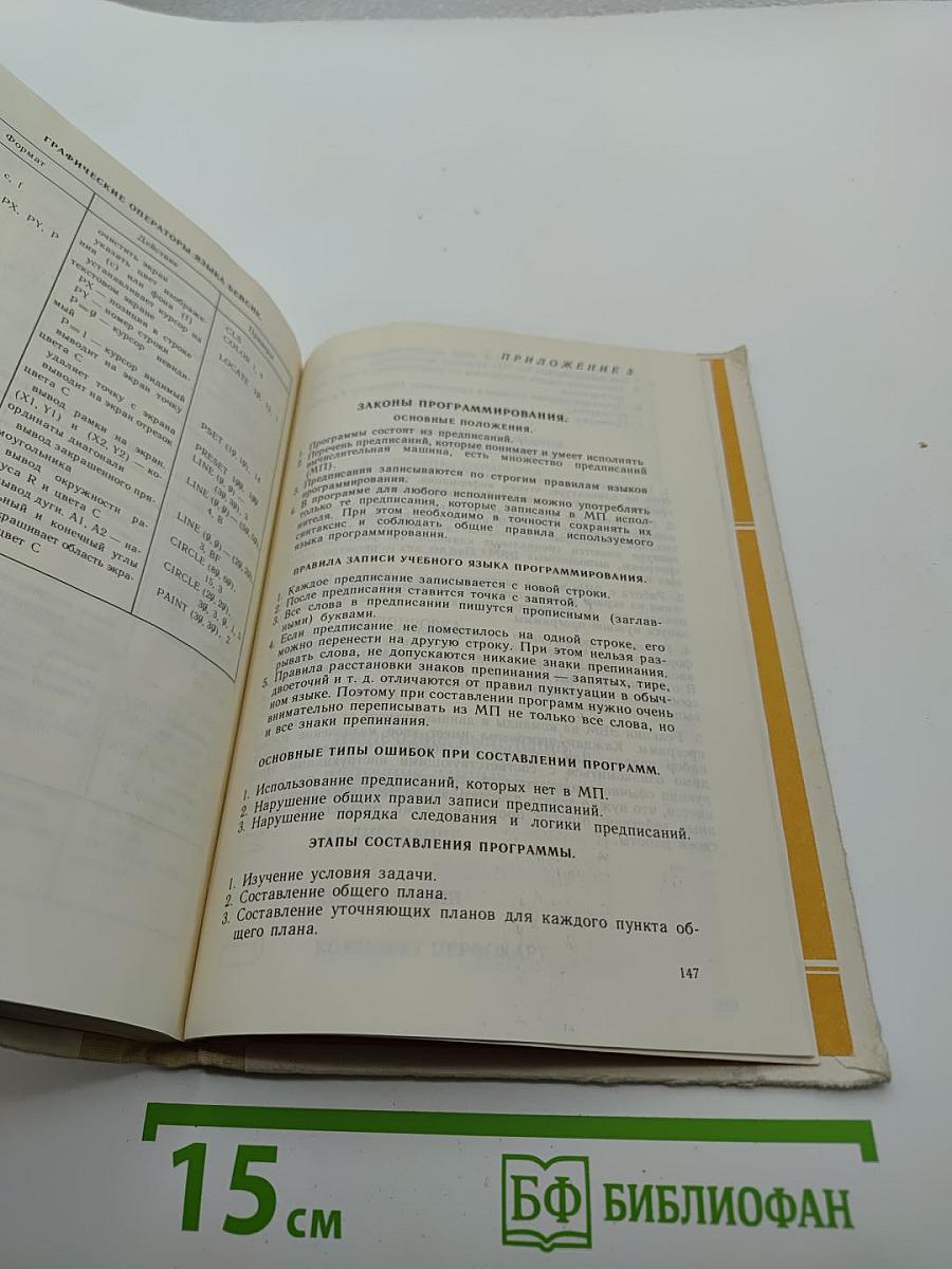 Терминологический словарь по основам информатики и вычислительной техники
