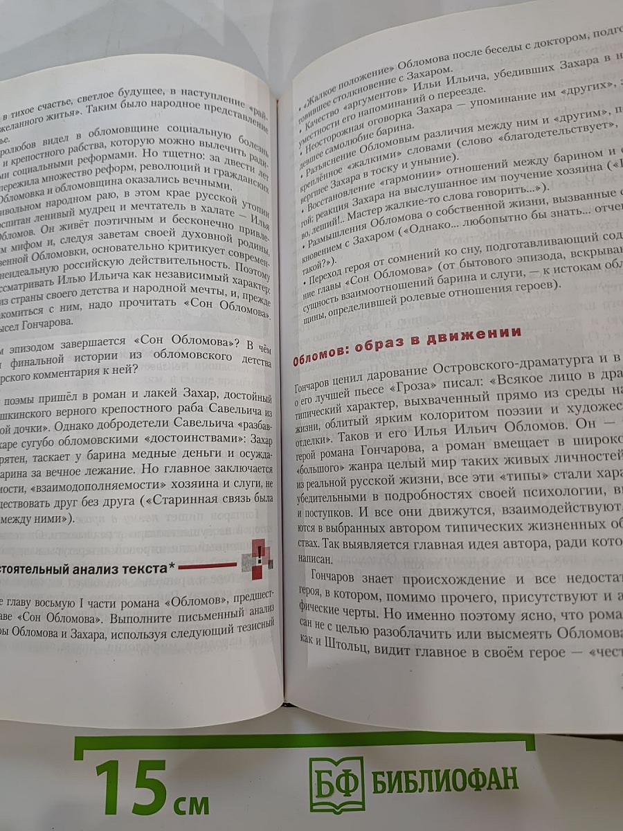 Литература. Учебник для 10 класса, Часть I