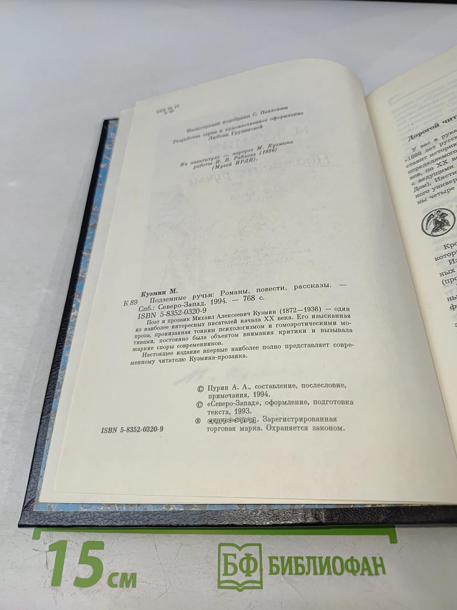 Подземные ручьи. Избранная проза