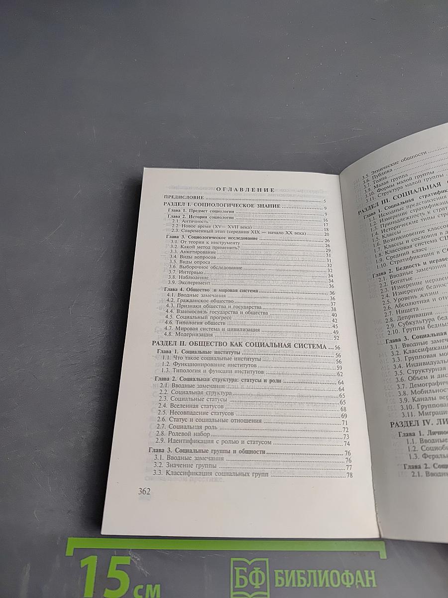 Основы социологии