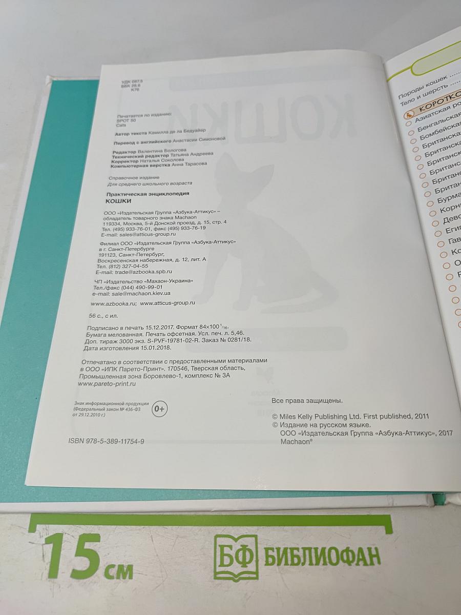 Кошки. Практическая энциклопедия