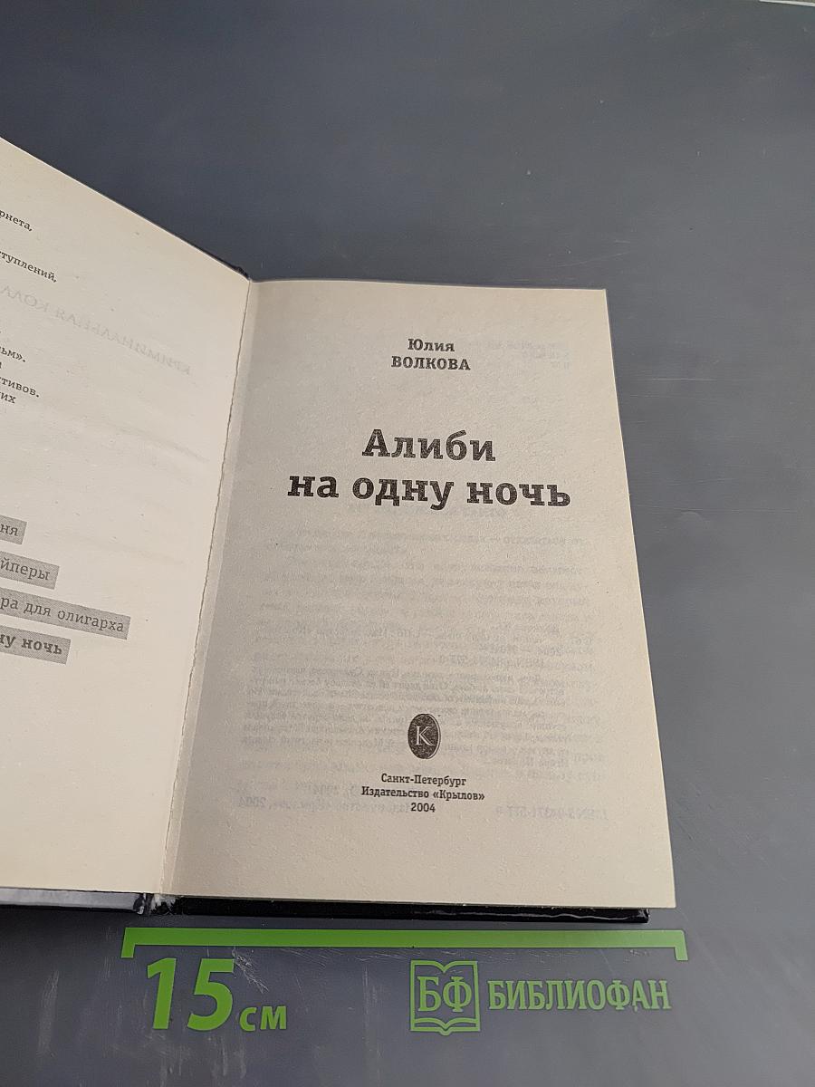 Алиби на одну ночь