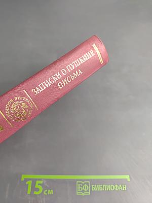 Записки о Пушкине. Письма