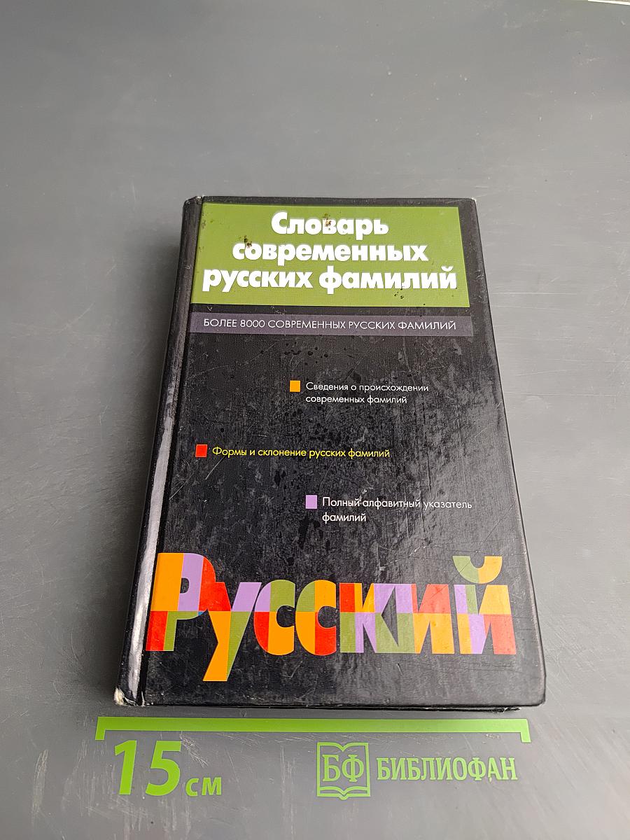 Словарь современных русских фамилий