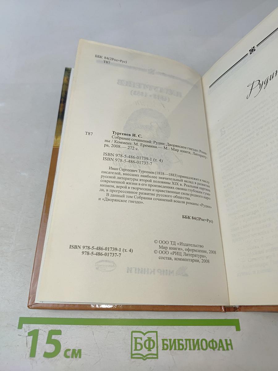 Рудин. Дворянское гнездо