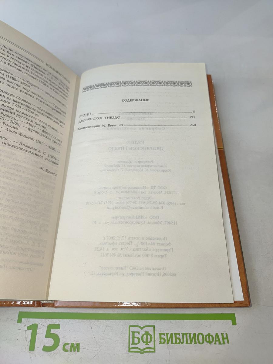 Рудин. Дворянское гнездо