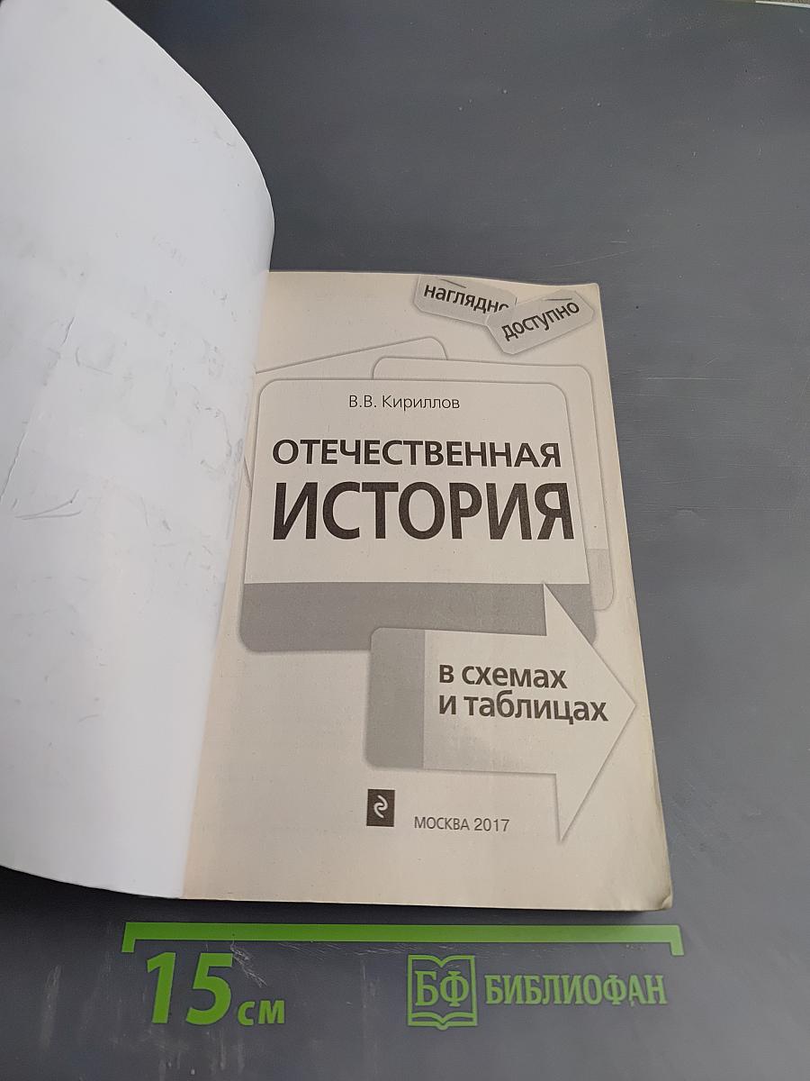 Отечественная история в схемах и таблицах