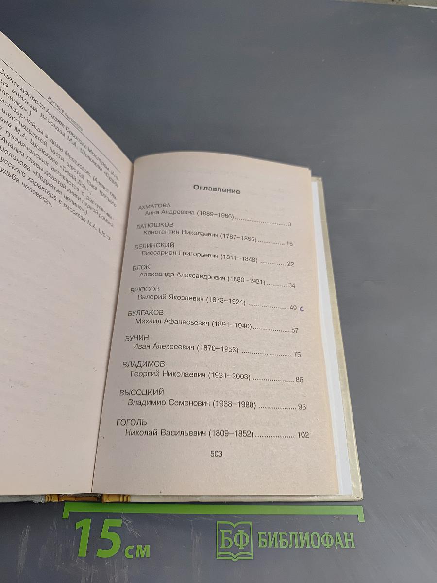 Русские писатели. Биографический словарь-справочник для школьников