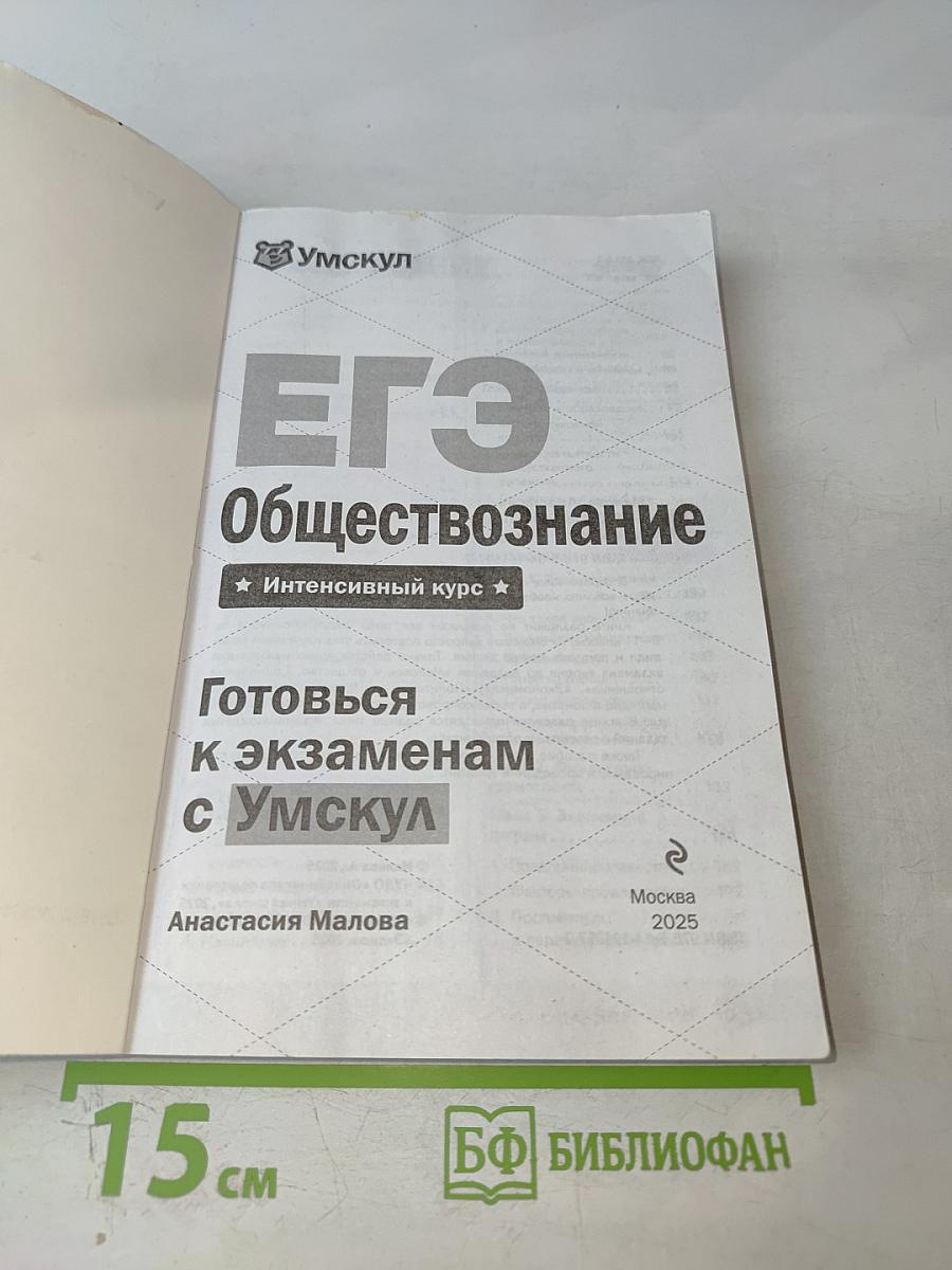 ЕГЭ Обществознание. Интенсивный курс