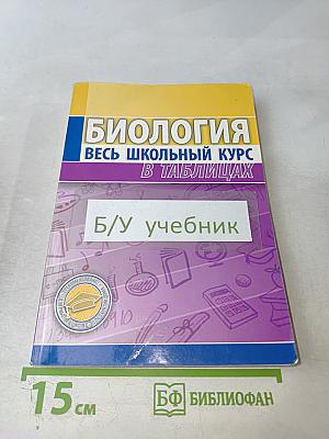 Биология. Весь школьный курс в таблицах