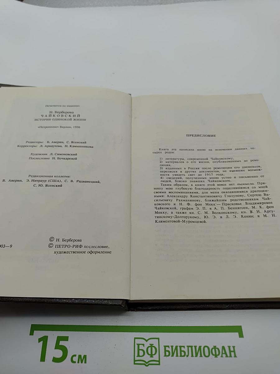 Чайковский. История одинокой жизни