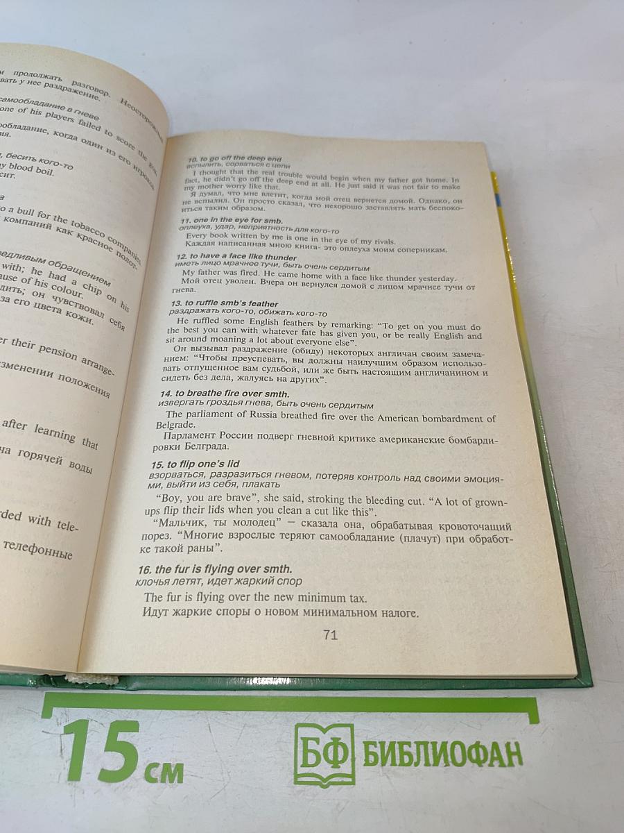 Англо-русский фразеологический словарь с тематической классификацией. Продвинутый английский — через фразеологию
