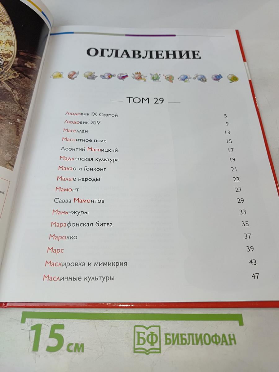 Наш мир от А до Я. Энциклопедия для детей. Том 29: От Людовика Святого до масличных растений