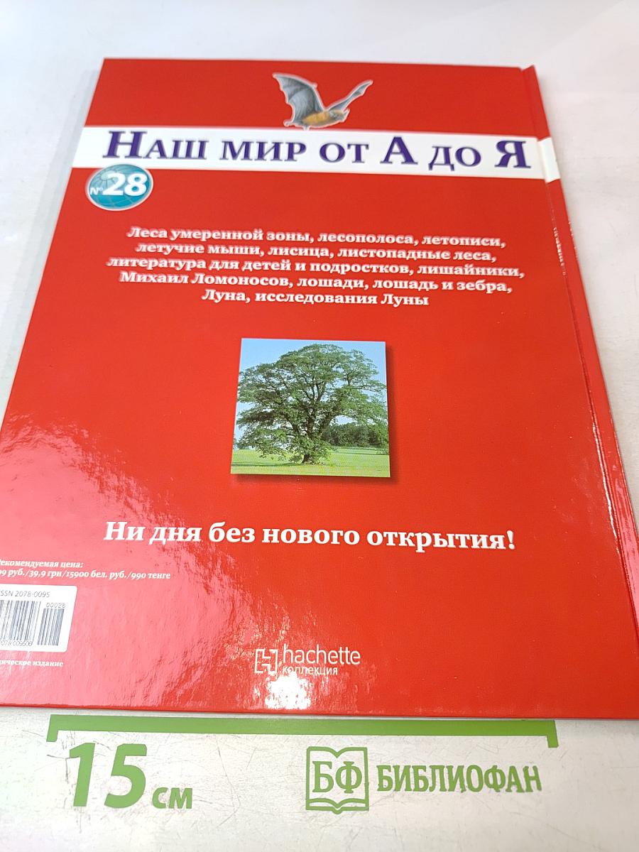 Наш мир от А до Я. Энциклопедия для детей. Том 28: От лесов умеренной зоны до исследований Луны