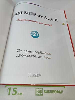 Наш мир от А до Я. Энциклопедия для детей. Том 27: От ламы, верблюда, дромадера до леса