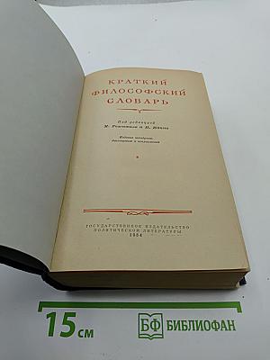 Краткий философский словарь