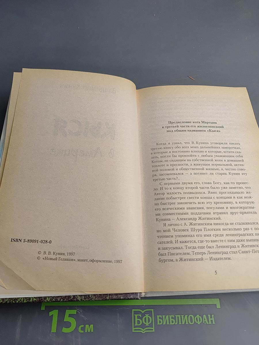 Кыся в Америке