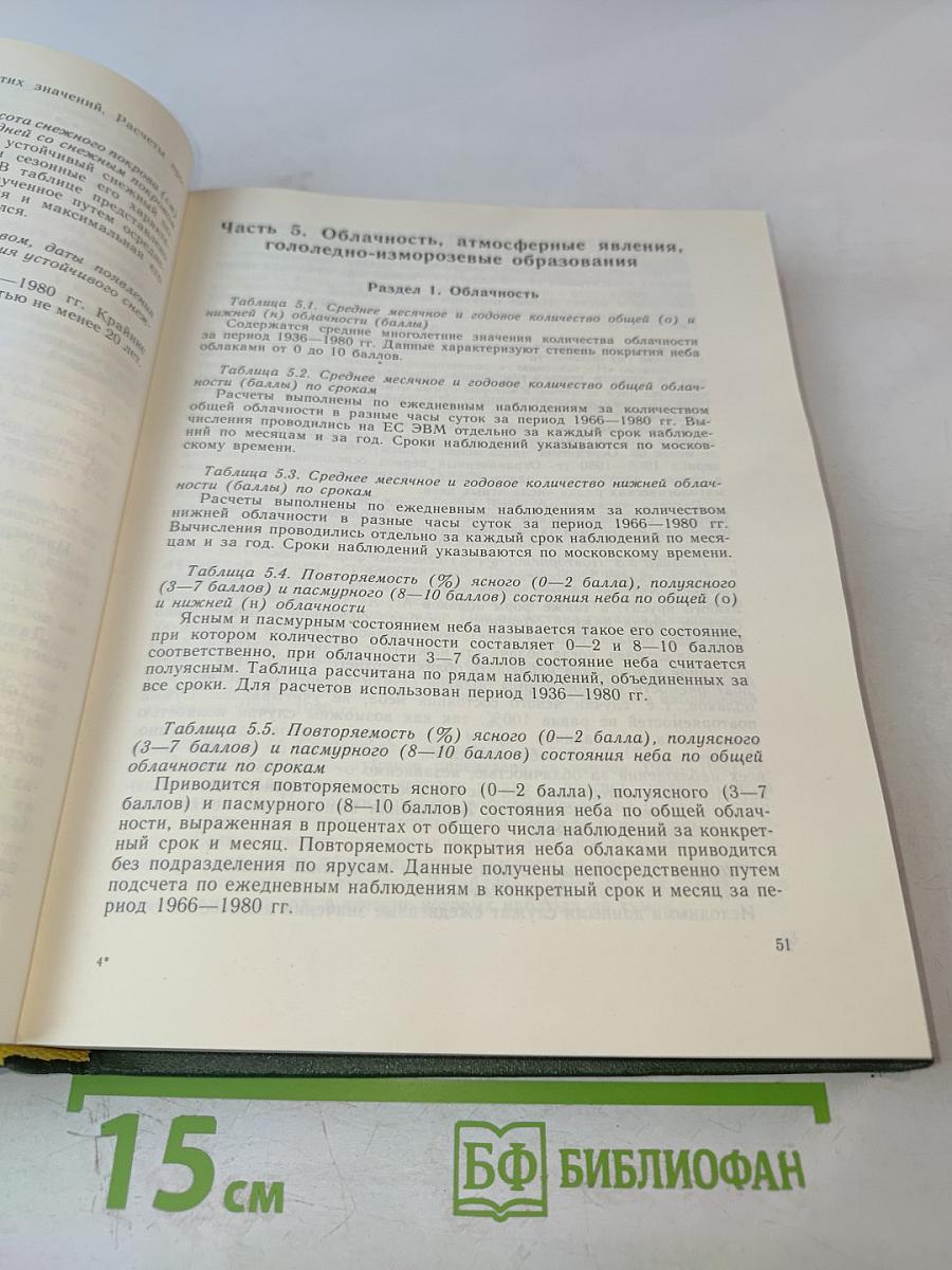 Научно-прикладной справочник по климату СССР. Серия 3 Многолетние данные. Части 1-6. Выпуск 30. Туркменская ССР