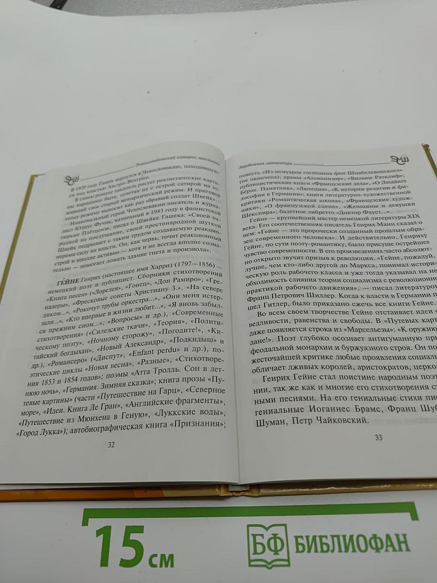 Энциклопедический словарик школьника: Зарубежная литература