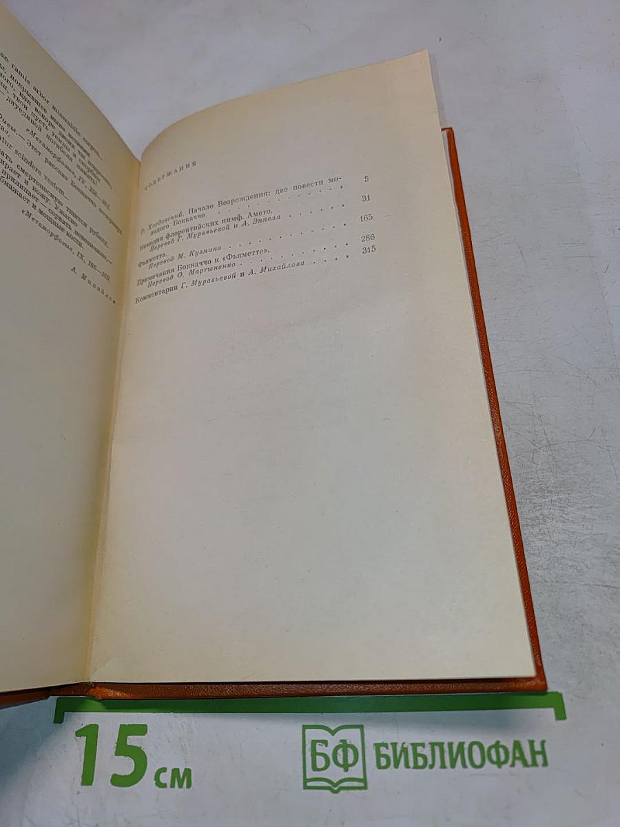 Боккаччо Амето Фьяметта