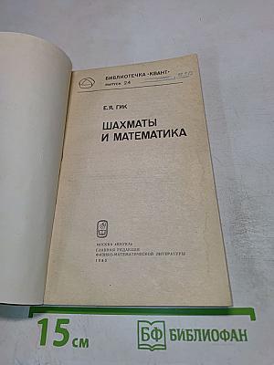 Шахматы и математика