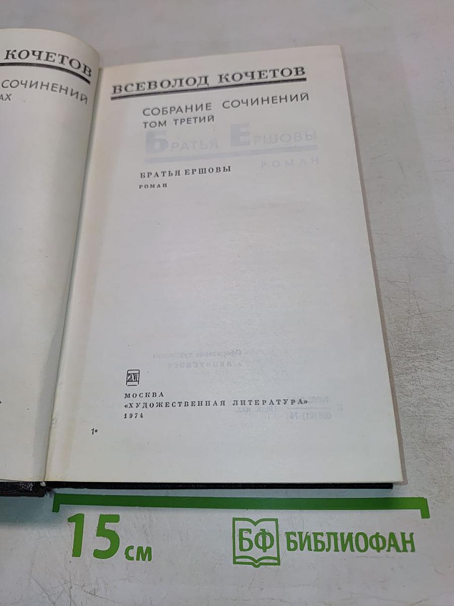 Собрание сочинений. Том третий: Братья Ершовы