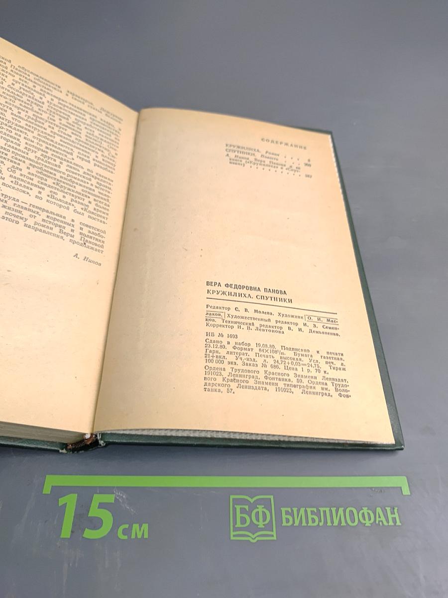 Кружилиха. Спутники