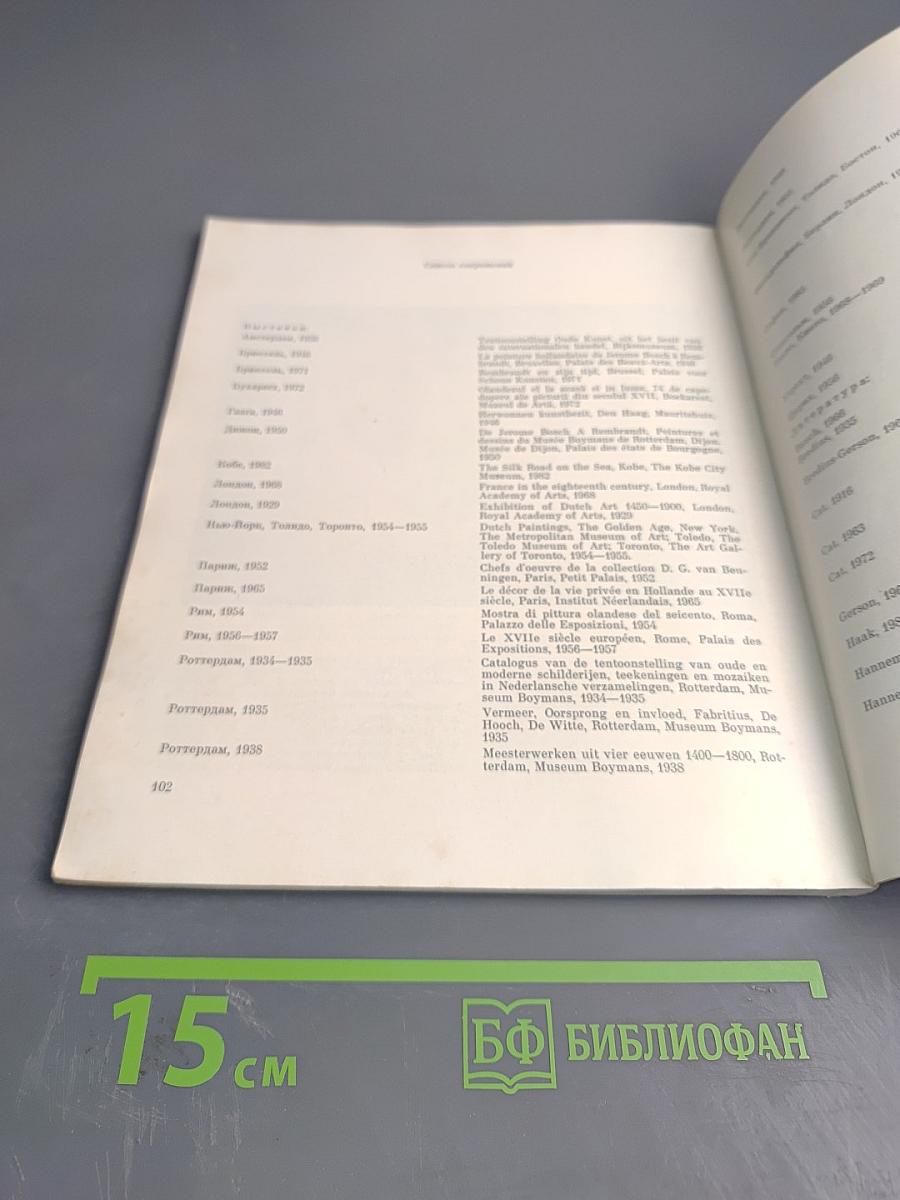 Шедевры западноевропейской живописи XVI-XIX веков из собрания музея Бойманс - ван Бёнинген