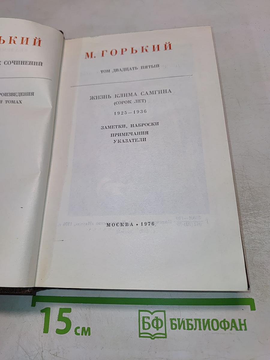 Жизнь Клима Самгина (Том 25)