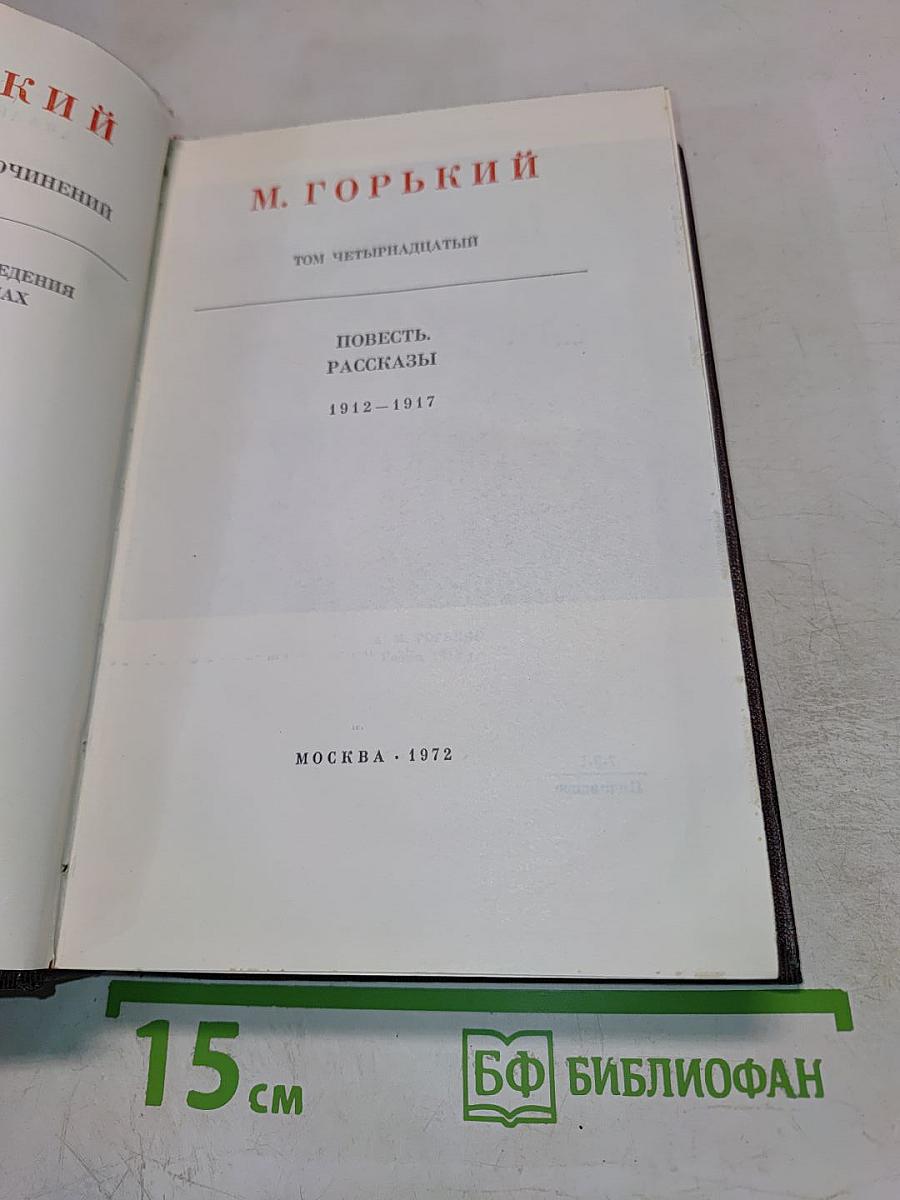 Собрание сочинений. Том четырнадцатый: Повесть. Рассказы 1912-1917