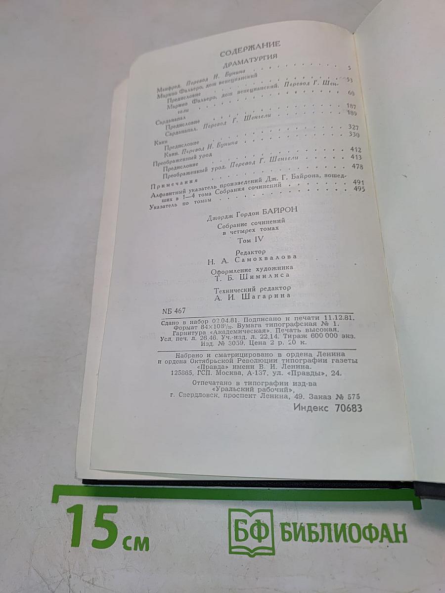 Собрание сочинений в четырех томах. Том 4