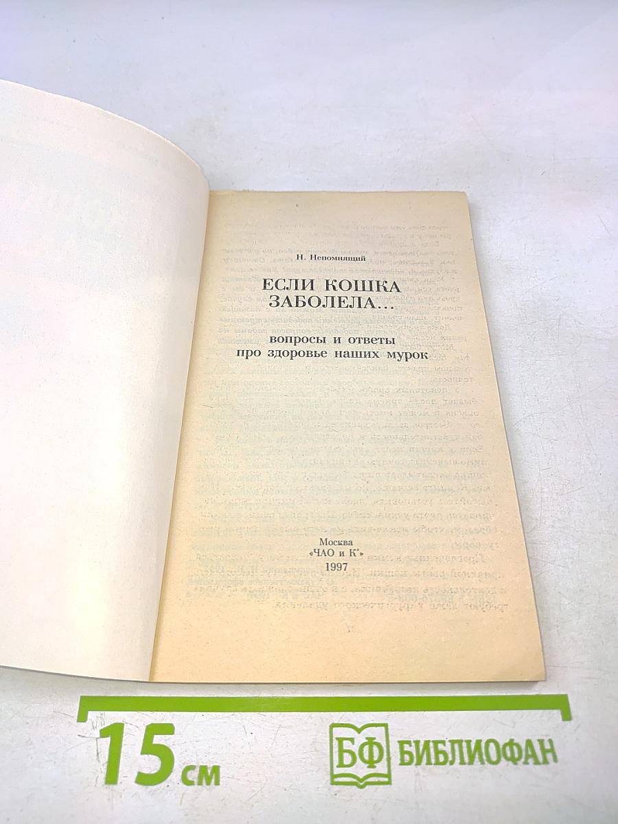 Если кошка заболела... Вопросы и ответы про здоровье наших мурок