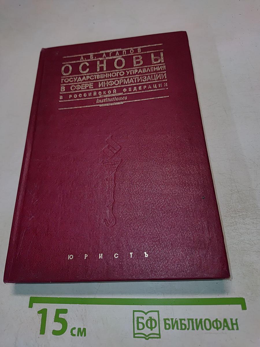 Основы государственного управления в сфере информатизации в Российской Федерации