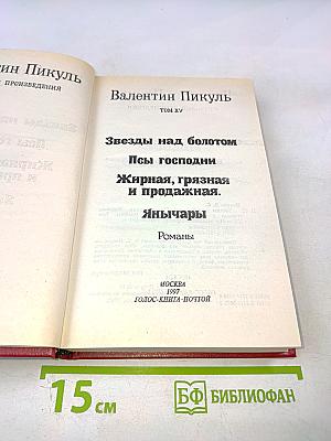 Звезды над болотом. Псы господни. Жирная, грязная и продажная. Янычары. Романы. Том XV