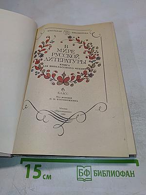 В мире русской литературы. 6 класс